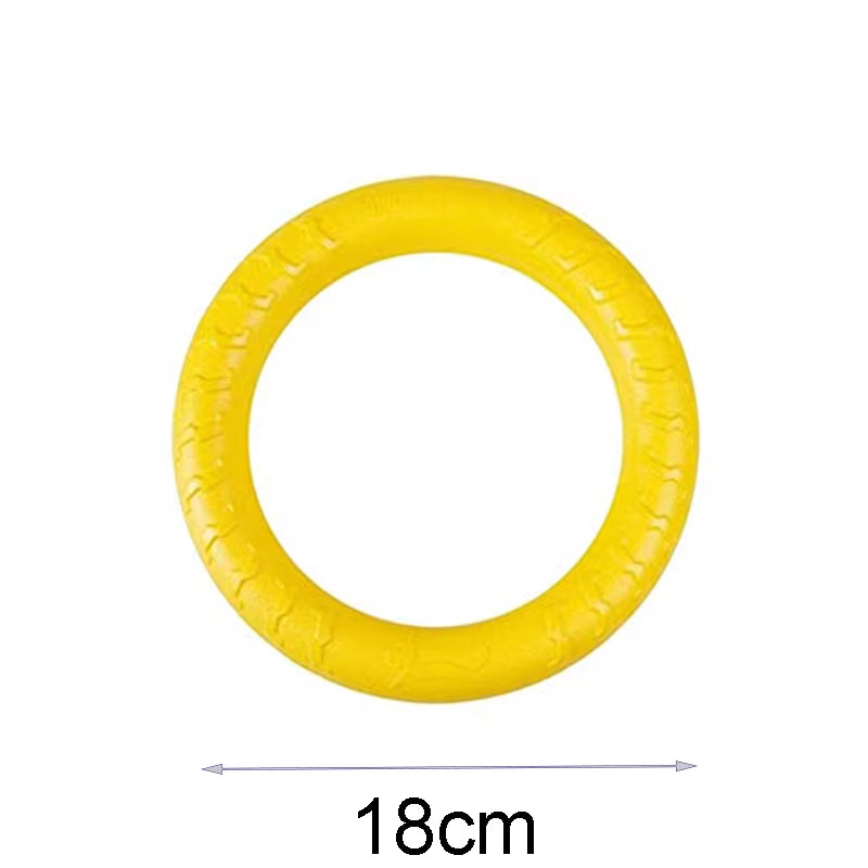 Pet Flying Discs Training Ring Puller Dog Toys for Big Large Dogs Bite Resistant Chew Ball Toy Floating Puppy Interactive Supply